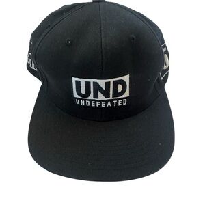 Undefeated UND Snapback Hat | Black Streetwear Cap